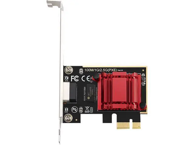 Alt view image 4 of 5 - 2.5GBase-T PCIe Network Adapter RTL8125B 2500/1000/100Mbps PCI Express Gigabit Ethernet Card RJ45 LAN Controller Support PXE for Windows/Linux/MAC with Low Profile