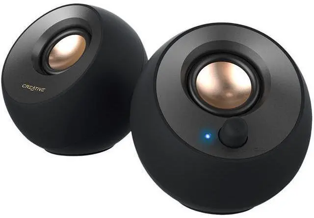 Main image of Creative Pebble V2 USB-C Desktop Speakers, Enhanced Bass, Far-Field Drivers, Compact PC Speaker System