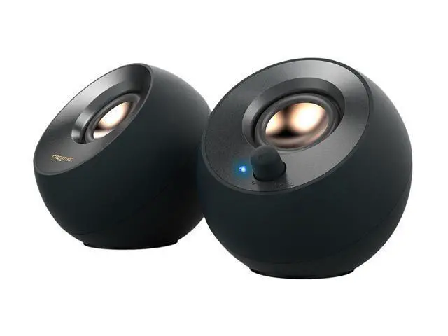 Alt view image 2 of 6 - Creative Pebble V2 USB-C Desktop Speakers, Enhanced Bass, Far-Field Drivers, Compact PC Speaker System