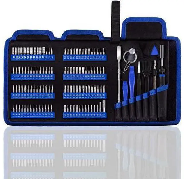 Main image of Professional Computer Repair kit, Precision Eectronic Screwdriver Set, with 112 Magnetic Bit, Suitable for Phone, iPhone, PC, MacBook, Laptop, PS4, Xbox Repair of Small Technical Tools
