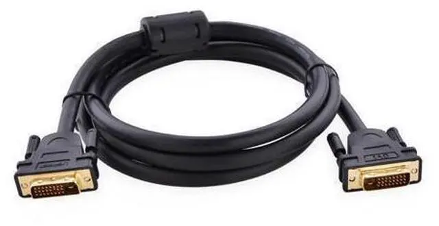 Alt view image 3 of 7 - (10ft/3m) DVI Extension cable,DVI-D 24+1 Dual Link Male to Male Digital Video Cable Gold Plated with Ferrite Core Support 2560x1600 and 3D for Gaming, DVD, Laptop, HDTV and Projector, 10 ft.