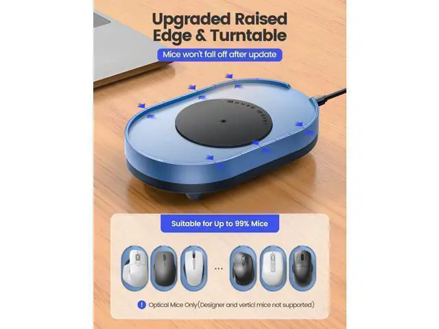 Alt view image 5 of 7 - Vaydeer Undetectable Mouse Mover, M4 Mouse Jiggler Device with ON/Off Switch, Driver-Free Shaker Wiggler Mouse Movement Simulation for Computer Awakening, Gift Ideal for Men/Women