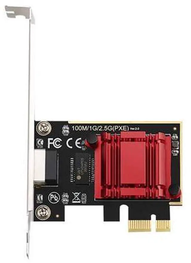 Alt view image 4 of 7 - 2.5GBase-T PCIe Network Adapter RTL8125B 2500/1000/100Mbps PCI Express Gigabit Ethernet Card RJ45 LAN Controller Support PXE for Windows/Linux/MAC with Low Profile