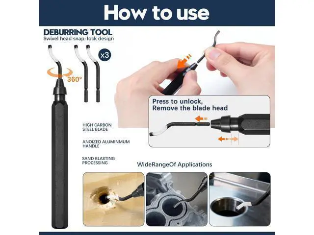 Alt view image 3 of 7 - 50-Piece 3D Printer Tool Kit, 3D Printing Accessories Compatible with FDM/SLA Printers, Including Nozzle Cleaning Kit, Scraper, Deburring Tool, Files, Brushes, with Storage Case, Starter Kit
