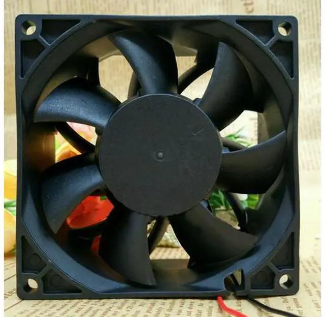 Alt view image 2 of 2 - Cooling Fan RDH9238L24N42A for RUNDA DC24V 0.32A 2 wire 92*92*38mm