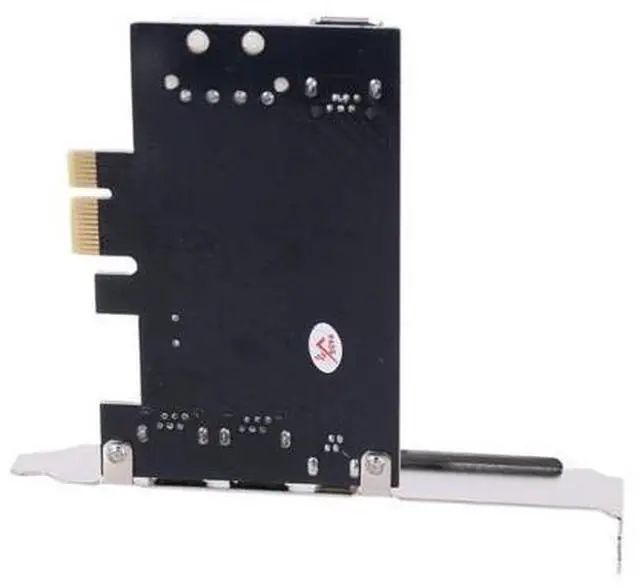 Alt view image 4 of 4 - D7YC PCIe 3 Ports Firewire Cable Expansion Card PCI Express 1394B & 1394A TI XIO2213B Chipset Adapter