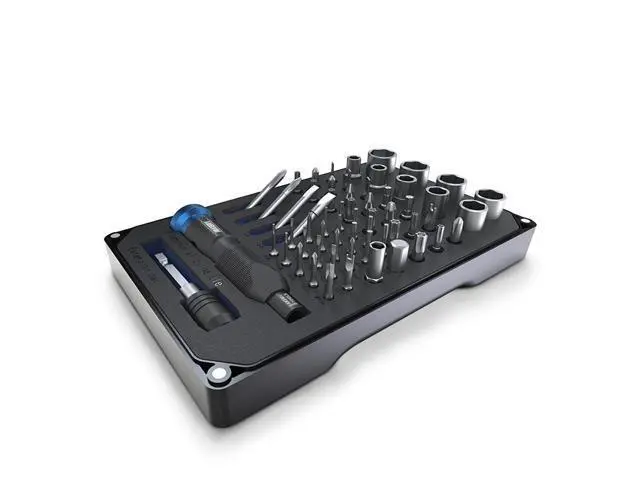Alt view image 3 of 7 - NEW 60-in-1 Professional Screwdriver Set with High Quality S-2 Driver Bit DIY Repair Tool Kit for Laptop Glasses Mobile Phone