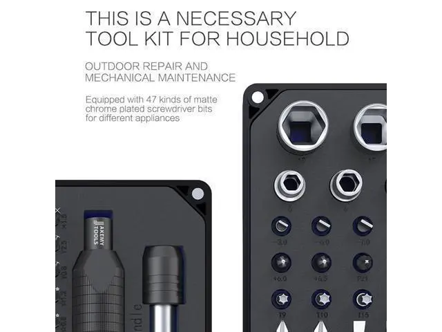 Alt view image 6 of 7 - NEW 60-in-1 Professional Screwdriver Set with High Quality S-2 Driver Bit DIY Repair Tool Kit for Laptop Glasses Mobile Phone