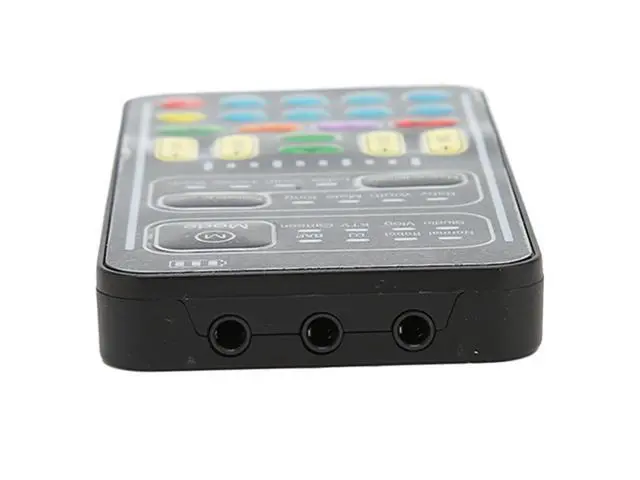 Alt view image 4 of 5 - Voice Changer, Handheld Portable Microphone Voice Disguiser Modulator, for PS4PS5 XBOXONE SwitchPC and PUGB Gaming Phone Computer PC Tablet, Live Sound Card