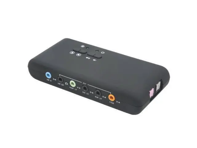 Alt view image 4 of 6 - Stereo USB Dynamic Audio Optical Fiber Surround Sound Digital External 3D Sound Card 7.1 Channel Recording Playback Interface
