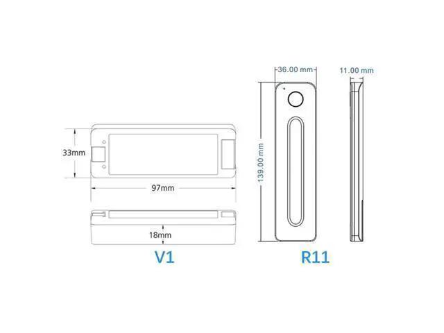 Alt view image 2 of 4 - LED Dimmer 12V 5V 24V 36V 8A PWM Wireless RF Switch with 2.4G Brightness Adjustment Contact Remote for Led Single Color Strip