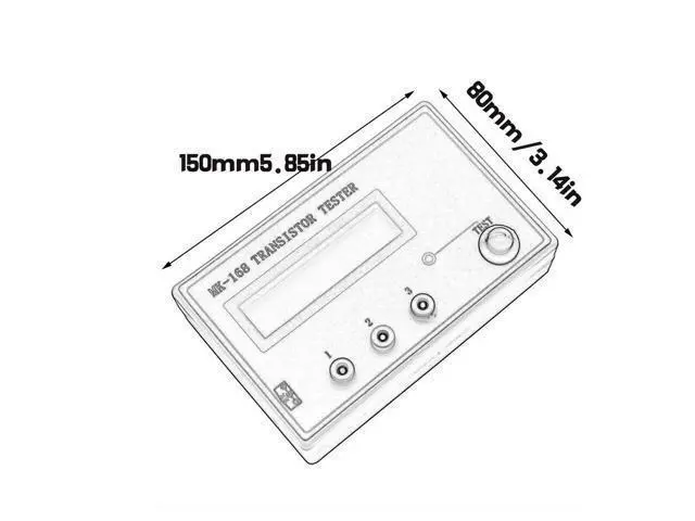 Alt view image 3 of 4 - New Arrival MK-168 TR\LCR\ESR Transistor LCR ESR Tester Semiconductor Device Analyzer