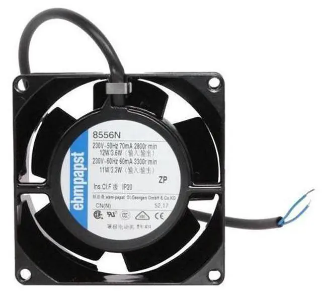Main image of New and 8556N 8cm 8038 80x80x38mm 220V-230V Durable high temperature all-metal cooling fan axial fan