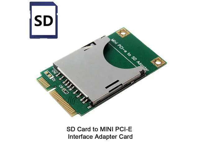 Alt view image 4 of 4 - SD Card to MINI PCI-E Interface Port Adapter Mini PCI Express SSD SD Card Converter For Laptop Netbook Adapter Card