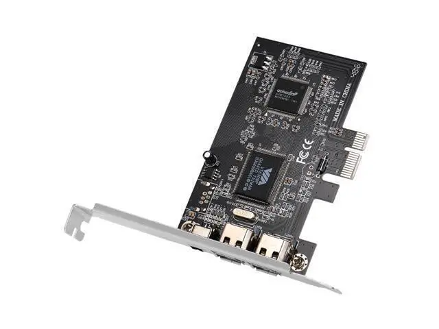 Alt view image 4 of 5 - PCI-E 3 Ports 1394a 1394b Firewire Expansion Card PCI-Express Controller Card (2 * 6 Pin + 1 * 4 Pin) for Desktop PC