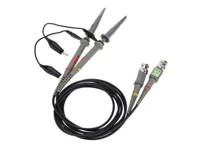 Alt view image 3 of 7 - 2Pcs Oscilloscope Probe P6100 100MHz 1X 10X Alligator Clip Test Low Passive Limpedance Attenuation Probe For Hantek Rigol UNI-T