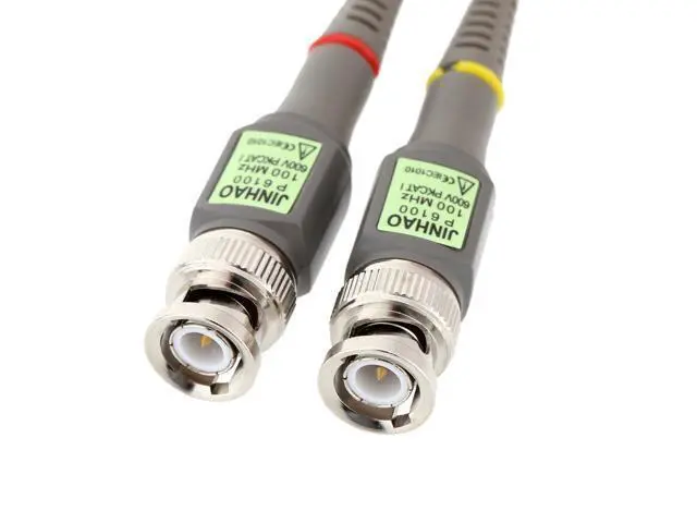 Alt view image 5 of 7 - 2Pcs Oscilloscope Probe P6100 100MHz 1X 10X Alligator Clip Test Low Passive Limpedance Attenuation Probe For Hantek Rigol UNI-T
