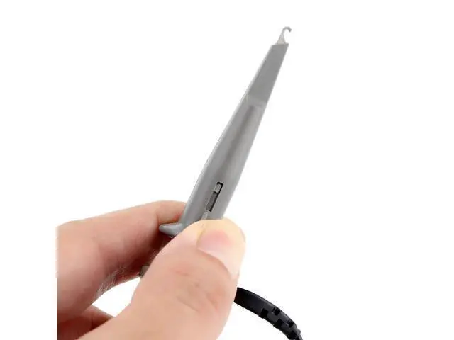 Alt view image 7 of 7 - 2Pcs Oscilloscope Probe P6100 100MHz 1X 10X Alligator Clip Test Low Passive Limpedance Attenuation Probe For Hantek Rigol UNI-T