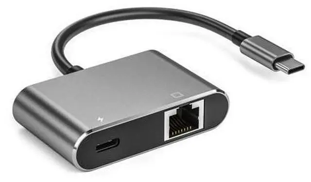 Main image of ULANSeN USB C to RJ45 LAN Ethernet Gigabit Network Adapter with Chippset AX88179 with 100W PD Charging for Windows/iOS/iPadOS/macOS/Linux