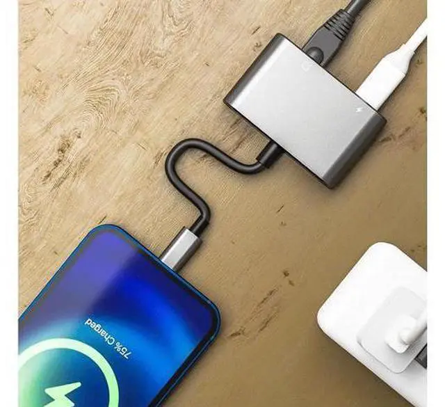 Alt view image 5 of 5 - ULANSeN USB C to RJ45 LAN Ethernet Gigabit Network Adapter with Chippset AX88179 with 100W PD Charging for Windows/iOS/iPadOS/macOS/Linux