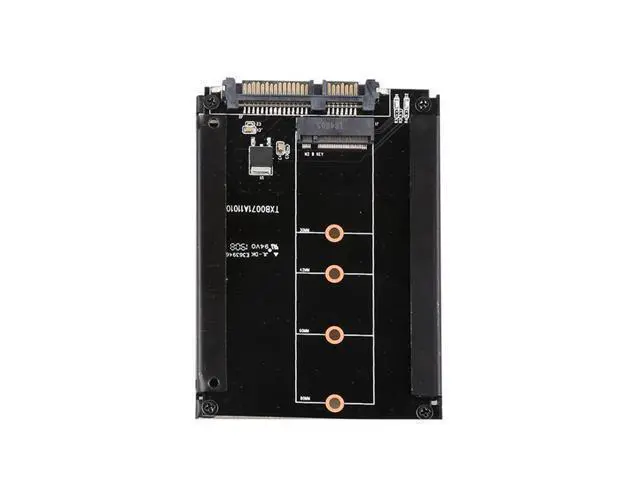 Alt view image 4 of 5 - M.2 NGFF SSD To 2.5 SATA 22Pin 6Gbps/s Expansion Adapter Card With Enclosure Socket M2 NGFF Adapter