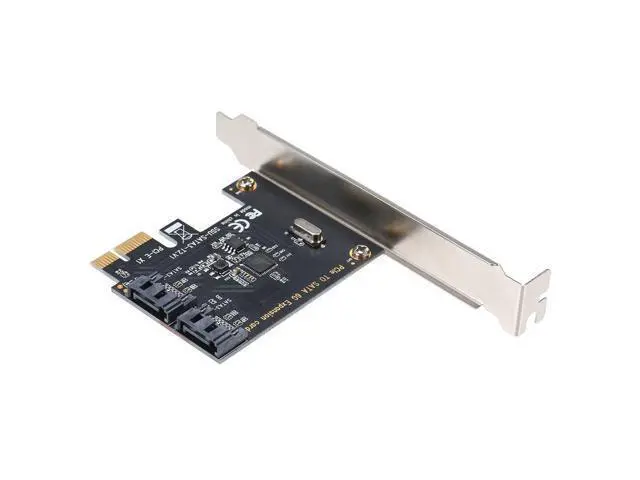 Alt view image 4 of 7 - PCI-E to 2 SATA3.0 Adapter Card SATA Hard Disk Expansion Card High-speed Transmission Multiple Systems Compatible Plug and Play