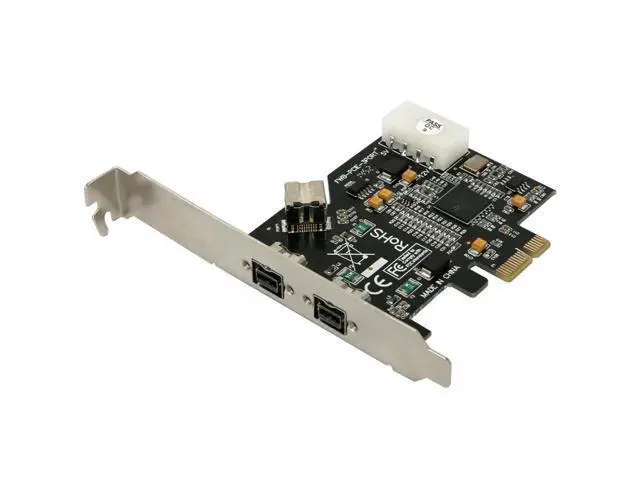 Alt view image 4 of 4 - PCI Express PCI-E x1 to 3 Ports 1394B Controller Card Add On Card for FireWire 800 IEEE 1394 B 2+1 Digital Camera Video Capture
