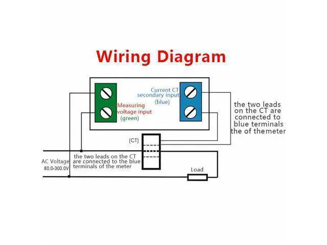 Alt view image 4 of 6 - 6 in 1 AC Monitor D69-2058 AC Digital Voltage and Current Power Frequency Factor Electricity Meter Multi-Function Power Monitor