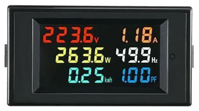 Main image of 6 in 1 AC Monitor D69-2058 AC Digital Voltage and Current Power Frequency Factor Electricity Meter Multi-Function Power Monitor