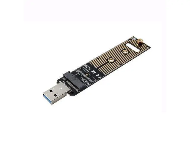 Alt view image 4 of 7 - M.2 NVME to USB3.0 Mobile Adapter Card Converter Card Support M.2 PCIE(Key M) Interface NVME SSD Not Support SATA Protocol