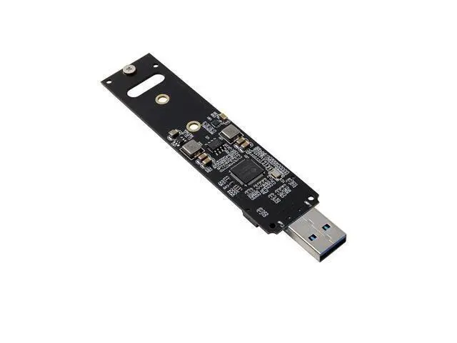 Alt view image 6 of 7 - M.2 NVME to USB3.0 Mobile Adapter Card Converter Card Support M.2 PCIE(Key M) Interface NVME SSD Not Support SATA Protocol