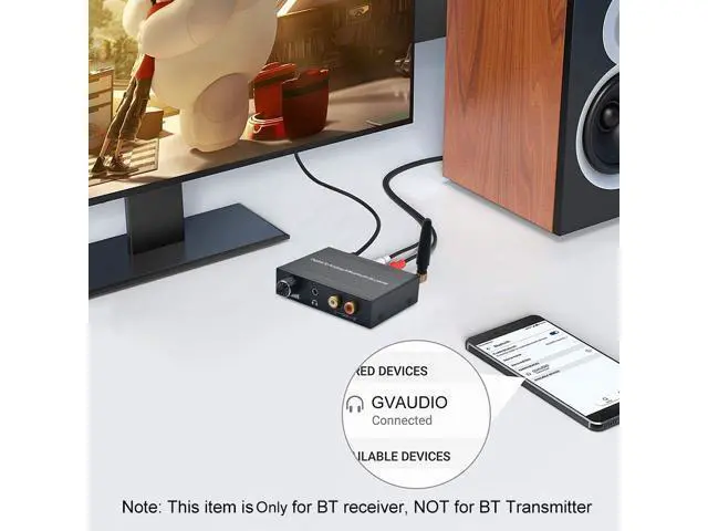 Alt view image 3 of 7 - 192Khz BT DAC Digital to Analog Audio Converter with BT Receiver With Volume Control
