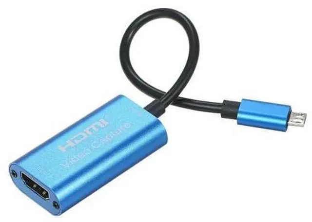 Alt view image 2 of 4 - HD Video Capture Card Maximum Support 4K Input 1080P Output Small Size Aluminum Alloy Shell Wide Compatibility Micro USB Interface