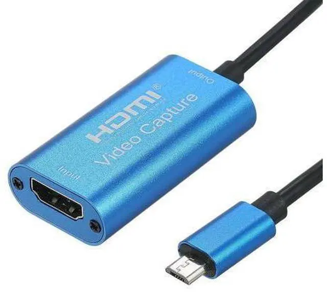 Alt view image 3 of 4 - HD Video Capture Card Maximum Support 4K Input 1080P Output Small Size Aluminum Alloy Shell Wide Compatibility Micro USB Interface