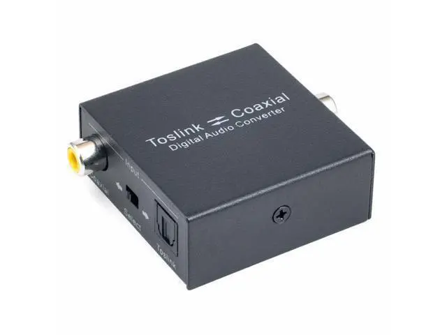 Alt view image 3 of 3 - 2 Way Optical SPDIF Toslink to Coaxial or Coaxial to Optical SPDIF Toslink Bi-Directional Switch Digital Audio Converter