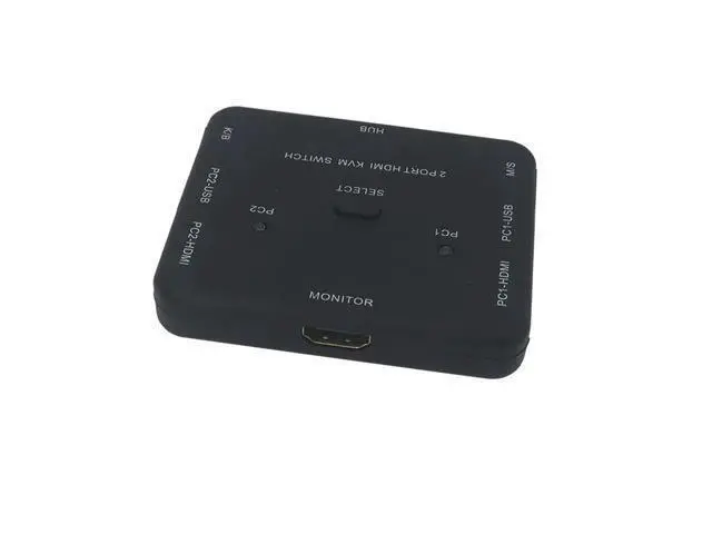 Alt view image 2 of 6 - USB HDMI KVM Switcher 2-port 4K HDMI USB Mouse&Keyboard Monitor Selector Sharing HDMI Switch KVM With Usb