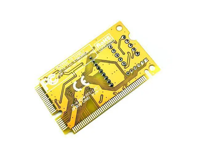 Alt view image 4 of 4 - MUCAI Mini PCI-E LPC PC Analyzer Tester POST Card Test For Notebook Laptop Express Card Hexadecimal Character Display