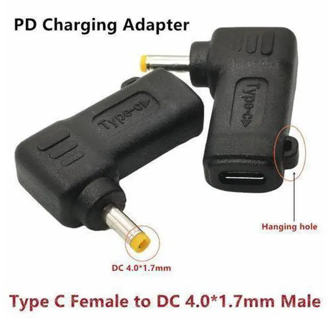 Main image of Prise d'alimentation USB 3.1 Type C vers DC 20V 4.0x1.7mm, émulateur PD, déclencheur de Charge Ada[ter 65W pour Lenovo IdeaPad 310 320 330 330s 120s