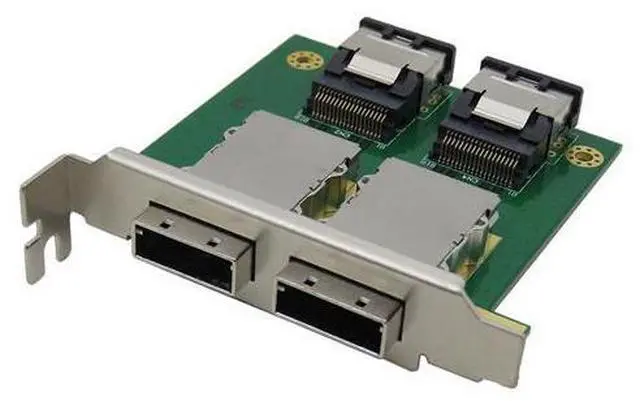 Main image of Dual Mini SAS for Internal SFF-8087 SAS 36P to 2 Port External HD SAS26P SFF-8088 Front Panel PCI SAS Card Adapter