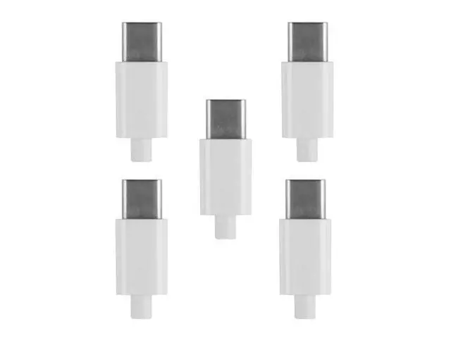 Alt view image 4 of 5 - 5set DIY 24pin USB 3.1 Type C USB-C Male Plug Connector SMT type with 3.5mm SR and Housing Cover