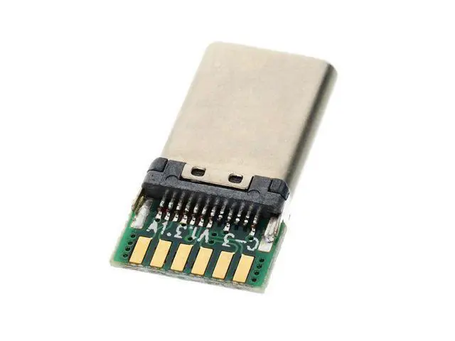 Alt view image 2 of 5 - DIY 24pin USB 3.1 Type C USB-C Male Plug Connector SMT type Attached with PC Board
