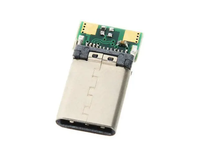 Alt view image 5 of 5 - DIY 24pin USB 3.1 Type C USB-C Male Plug Connector SMT type Attached with PC Board