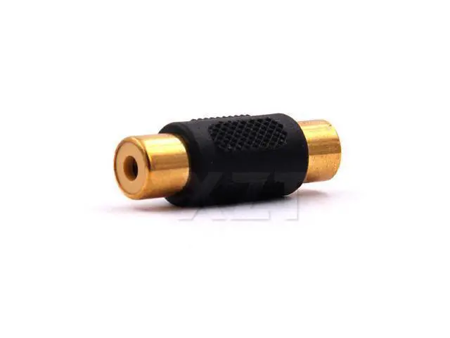 Alt view image 4 of 6 - est Hot 50pcs/Lot RCA Phono Coupler Female to Female F/F Audio Video Connector Adaptor gold plated