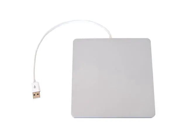 Alt view image 3 of 3 - External USB DVD Case for MacBook Pro SATA Hard Disk Drive DVD Super Multi slot has aluminum look Silver