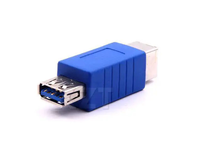 Alt view image 3 of 6 - est 10pcs/Lot Usb 3.0 Printer adpater conversion head start plug printer usb 3.0 B female usb connector mother B female head