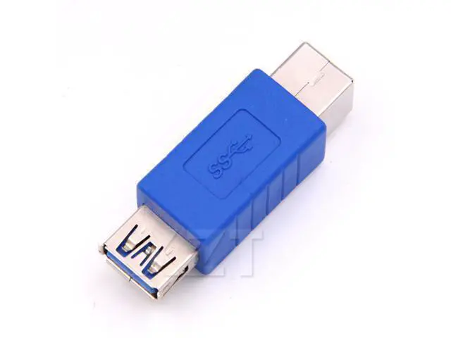 Alt view image 4 of 6 - est 10pcs/Lot Usb 3.0 Printer adpater conversion head start plug printer usb 3.0 B female usb connector mother B female head
