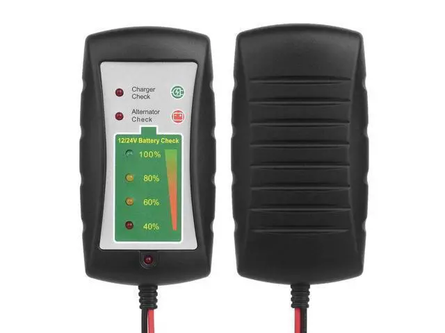 Alt view image 3 of 7 - 12V/24V DC Car Battery Clip Tester LED Alternator Diagnostic Tester Check Battery Condition & Alternator Charging for Car Motorcycle