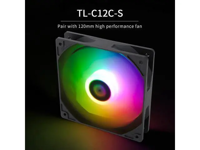 Alt view image 6 of 7 - Burst Assassin 120 SE ARGB CPU Cooler, 6 Heat Pipes Heatsink Cooler, 12cm PWM Fan CPU Air Cooler, AGHP Technology, for Intel LGA1851/1700/115X/1200