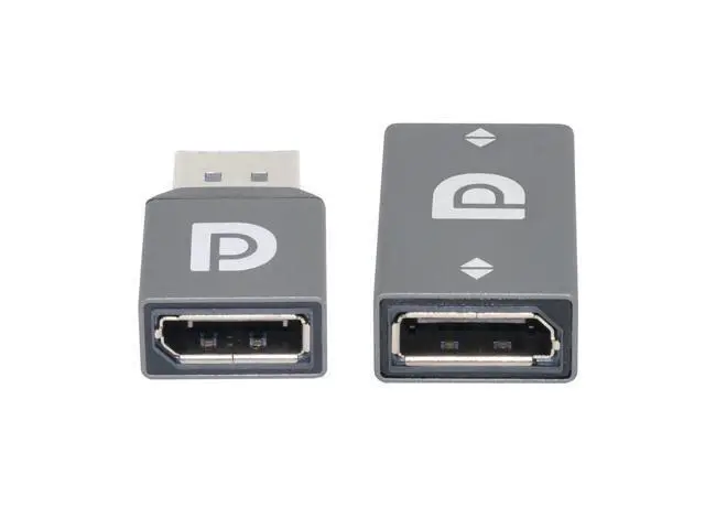 Alt view image 2 of 3 - 2pcs/set DisplayPort to DP Extension Adapter Male Female Ultra-HD UHD for Video PC Laptop TV 1.2 4K 60hz