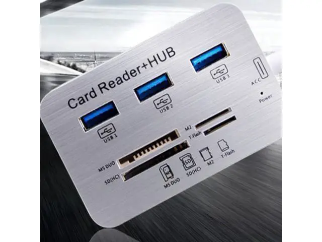 Alt view image 3 of 3 - USB HUB 3.0 USB Splitter 3 Ports Extensor Multi USB Extension Multiple 3 0 Hub SD Card Reader USB3.0 Expander for PC